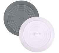 (2 pezzi) tappo per scarico tappo per vasca da bagno PREMIUM, uno dei migliori sigillante per lavandino, tappo di scarico aggiornato per cucine, bagni e lavanderie (15,2 cm)