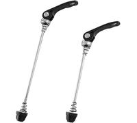 2 Pezzi Tappo Perno Ruota Bici, Rilasci Rapidi Bici Sganci Antifurto, Compatibili con MTB e Bici da Strada, Sgancio Rapido per Mozzo Ruota Anteriore e Posteriore, in Lega di Alluminio Resistente