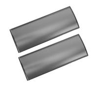 2 Pezzi Targa Porta Curva Autoadesiva in Lega di Alluminio, Nera 21x8x1cm | Scrivibile Pennarelli per Lavagna, Flessibile e Comoda, per Scuola e Ospedale, Guida Chiara