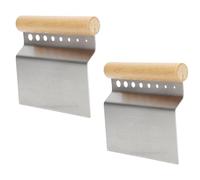 2 Pezzi Tarocco Per Impasti, 2 in 1 Taglia Pasta Taglia Impasto, Raschietto Per Pasticceria in Acciaio Inossidabile Per Pizza Lama Per Tagliapasta Con Spelafili Per Erbe 8 Fori