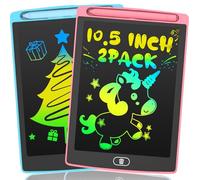 2 Pezzi Tavoletta Grafica Bambini da 10.5 Pollici, LEYAOYAO Lavagnetta Cancellabile Bambini, Regali di Compleanno e Natale per Ragazzo e Ragazza dai 3 agli 8 Ann (Rosa + Blu)