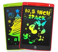 2 Pezzi Tavoletta Grafica Bambini da 10.5 Pollici, LEYAOYAO Lavagnetta Cancellabile Bambini, Regali di Compleanno e Natale per Ragazzo e Ragazza dai 3 agli 8 Ann (Verde+Rosso)