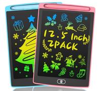 2 Pezzi Tavoletta Grafica Bambini da 12.5 Pollici, LEYAOYAO Lavagnetta Cancellabile Bambini, Regali di Compleanno e Natale per Ragazzo e Ragazza dai 3 agli 8 Ann (Rosa + Blu)