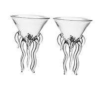 2 Pezzi Tazza Medusa Tazza Di Vino Rosso Bicchiere Da Vino Birra Trasparente Tazza Da Bicchiere Da Martini Bicchieri Da Cocktail Ciotola Di Gelato Calici Da Vino Per La Casa