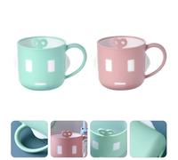 2 pezzi Tazze per bambini Cartoon Tazze per spazzolini da denti per cartoni