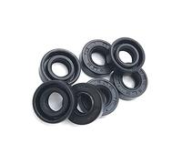 2 pezzi Tc Nbr albero paraolio Nitrile Coperto a doppio labbro con la giarrettiera Primavera, 15X30X4.5mm