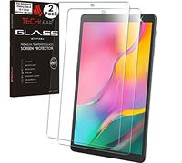 [2 pezzi] TECHGEAR VETRO Edizione pellicola protettiva Compatibile con Samsung Galaxy Tab A 10.1" 2019 (SM-T510 / SM-T515), Vetro Temperato [Senza Bolle] [Durezza 9H] [Cristallo Chiaro] [Anti-graffio]
