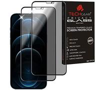 [2 Pezzi] TECHGEAR Vetro Privacy per iPhone 12 Pro Max - Privacy 3D Pellicola in Vetro Temperato Anti Spia Copertura Completa [Durezza 9H] [Senza Bolle] Compatibile con iPhone 12 Pro Max (6,7 Pollici)