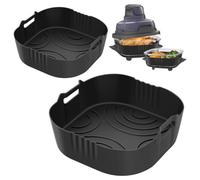 2 Pezzi Teglie Silicone per Friggitrice ad Aria