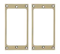 2 Pezzi Telaio Metallico per Pickup Doppia Bobina | Supporto di Montaggio per Ricambio o Aggiornamento, Bordo Smussato, Misura 8, 80x4, 50x0, 50cm, per Prove