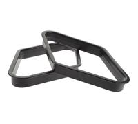 2 Pezzi Telaio per Palle da Biliardo, Classico, Plastico, 9-ball | Accessori per Biliardo, Finitura Liscia e Bordi Arrotondati, per Tavolo da Gioco, Allenamento e Feste