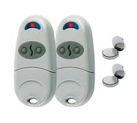 2 pezzi Telecomando Cancello, 2 Canali Telecomando Cancello Universali, Cicalino per Cancello da 433,92 MHz Compatibile con TOP 432NA, TOP 432 SA, TOP 432EE, TOP 432 A