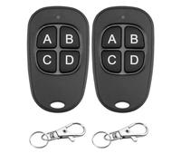 2 Pezzi Telecomando Cancello Universali 433,92 MHz, Telecomandi Cancello con 4 Tasti, Trasmettitore Portachiavi Porta Garage Radiocomando per Cancelli Garage Universale con Batteria Inclusa