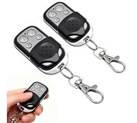 2 Pezzi Telecomando Cancello Universali 433,92 MHz, Telecomando per Cancelli Porta Garage, Solo Codice Fisso, Compatibili con Sistemi Duplicabili per Porte, Luci, Allarmi per Auto Sistemi di Sicurezza