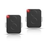 2 Pezzi Telecomando Nizza 433 MHz Rolling Code, 2 Canali, Ricambio per ON1E, ON2E, ON4E, Compatibile con Motorizzazioni Portale e Garage, Portata fino a 200 m, Formato portachiavi compatto