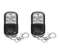 2 Pezzi Telecomando Porta Garage 433 MHz, Telecomando Porta Garage Universale, Telecomando Apprendimento, Telecomando Clonazione, Trasmettitore Portatile Porta Garage Universale, Apriporta Garage