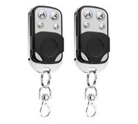 2 pezzi Telecomando universale per cancello 433,92 MHz Codice fisso Beep Telecomandi universali per cancello Garage scorrevole wireless universale 4 chiavi Copiatrice per porta da garage e auto