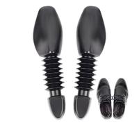 2 pezzi telescopici - Estensore PPT durevole - Shaper flessibile | Coppia leggera nera con molla di tensione, estensore per scarpe da ginnastica, scarpe, vestiti, closet igiene Aid, pelle sintetica