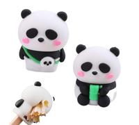 2 Pezzi Temperino con Contenitore,Temperino con Serbatoio, Temperino Fori Temperino Bambini Temperamatite Trucco per Diversi Tipi di Matite Studenti Scuola Ufficio,Temperamatite Panda(Stile F)