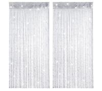 2 Pezzi Tenda a Fili per Porta, 100 x 200 cm Tenda Antimosche, Grey