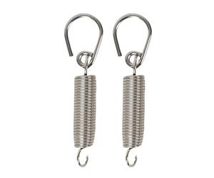 2 pezzi tendicinghia in acciaio per tamburo, molla di ricambio, estensione per percussione, facile da usare, tenditore a pedale