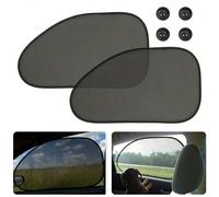 2 pezzi Tendina parasole universale per auto, tendina parasole per auto applicata, protezione da sole, riflesso e raggi UV - Tendine parasole auto bloccano oltre il 98% dei raggi UV nocivi (Modello gr