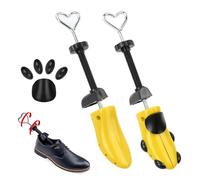 2 Pezzi Tendiscarpe Regolabile, Forme Scarpe con Calzascarpe, Allarga Scarpe EU 36-42, Espansore per Scarpe, Espansore Stivali, Tendiscarpe Plastica per Uomo, Donna