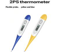 2 pezzi Termometro digitale orale per adulti, lettura veloce in 10 secondi, misurazione accurata della temperatura in Celsius/Fahrenheit, adatto per tutta la famiglia, ottimo regalo, essenziale per la