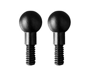 2 pezzi testa a sfera stabile su 1/4 pollici in alluminio design per un fissaggio affidabile dell'attrezzatura nella fotografia testa a sfera in alluminio