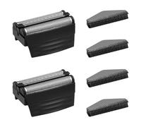 2 pezzi Testine di Ricambio Lamina di ricambio per rasoio da compatibili con Remington Titanium F5800 e F7800(nero-SPF-300)