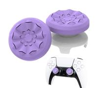 2 Pezzi Thumbsticks, Silicone Copertina Thumbsticks Grip per Controllore PS4 e per Controllore PS5 a Aiuto con Mirare, Controllo e Ridurre Pollice La Stanchezza, Viola