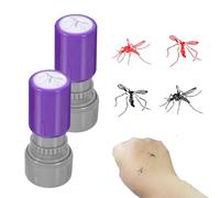 2 Pezzi Timbri Scherzosi Originali e Creativi, Disegno Realistico di Zanzara, Vari Stili per Scherzare con gli Amici, Timbro Insetto(Style G)