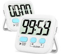 2 Pezzi Timer Cucina Digitale, Timer Bambini per La Gestione Del Tempo, Cronomet