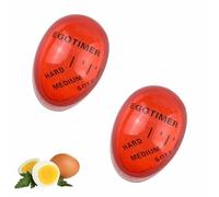 2 Pezzi Timer per Uova Egg Timer Uova Sode Colore Uovo Timer Indicatore per Cottura Uova per Cottura Uova per Visualizzare Duro Medio Morbido