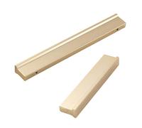 2 Pezzi Tiretti guardaroba in Lega di Alluminio massiccio Maniglie Mobili Design a T,Maniglia Armadio Manico Pomello per Cassetti,Manopola Scarpiere,Maniglione per porta (Passo foro 960mm,Oro)