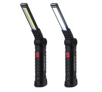 2 Pezzi Torcia Magnetica Ricaricabile USB Lampada da Lavoro Officina Luce LED