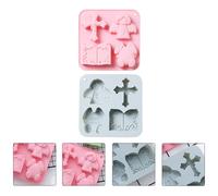 2 pezzi torta che fa la muffa della torta del silicone della torta di cottura