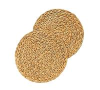 2 pezzi tovaglietta isolante in paglia sottopentola presina sottobicchiere intrecciato sottobicchiere tondo sottobicchiere in vimini tovagliette tovagliette tovagliette for tavola rotonda cucina tovag