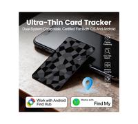 2 Pezzi Tracker di Posizione Intelligente A Doppio Sistema per Portafoglio per Trova il Mio e Trova Hub Dispositivo Antiperdita