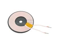 2 pezzi Trasmettitore Ricevitore Bobina Caricabatterie Wireless Universale Qi Ricarica Wireless Fai da Te Circuito PCB Bobina Trasmittente Ricevente(Transmit Coil 45mm)