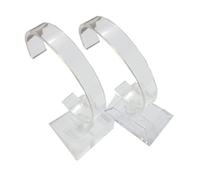 2 pezzi Trasparente Orologio Display Stand Titolare-Della Vigilanza Dei Monili Del Braccialetto Del Braccialetto Display Stand-per il Negozio Vetrina Supporto o di Casa uso