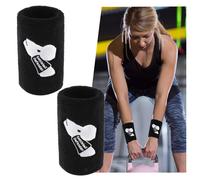 2 pezzi traspiranti Kettlebell protezioni per il polso supporto per il polso