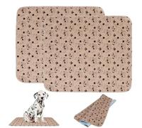 2 Pezzi Traversine Lavabili Per Cani, 60x40cm Tappetino Per Cuccioli Con Feromoni, Riutilizzabili Assorbenti Rapidi Tappetini Igienici, Anti-Perdita E Antiscivolo, Per Casa Viaggio Recinto