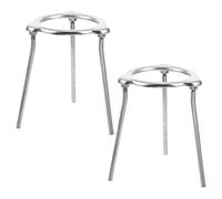 2 pezzi treppiede da laboratorio becco Bunsen treppiede lampada ad alcool