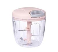 2 pezzi Tritatutto for verdure e cipolle, accessori da cucina, 500/900 ml, tritacarne manuale, spremiaglio, tritatutto, utensili rotanti(Green 500ml)