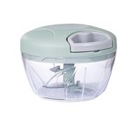 2 pezzi Tritatutto for verdure e cipolle, accessori da cucina, 500/900 ml, tritacarne manuale, spremiaglio, tritatutto, utensili rotanti(Green 900ml)