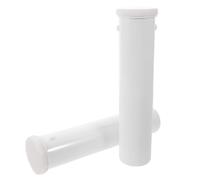 2 Pezzi Tubo di Ghiaccio Sostitutivo per Torre Bevande, Cilindro 9 | Plastica Bianca, Superficie Liscia e Riutilizzabile, per Bar e Uso Professionale, Raffreddamento Rapido