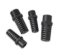 2 pezzi tubo in PVC acquario pompa acqua filtro aspirazione/troppo pieno filtro acquario acquario pompa acqua filtro tappo permeabile in PVC Mes(3I4 Thread)