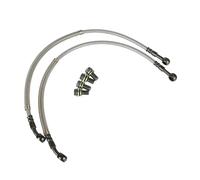 2 pezzi tubo olio universale motociclette motore radiatore olio tubo di montaggio linee e vite guarnizione for la maggior parte motocross scimmia Dirt Pit Bike