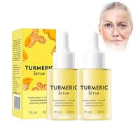 2 pezzi Turmeric Milk Curcuma, siero idratante, curcuma Dark Spot Corrector, siero naturale per la riparazione del viso, siero sbiancante del viso, pelle chiara, correzione delle macchie scure